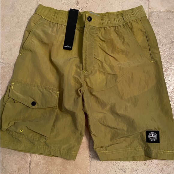 Stone Island Other - Stone Island nylon metal patch logo shorts